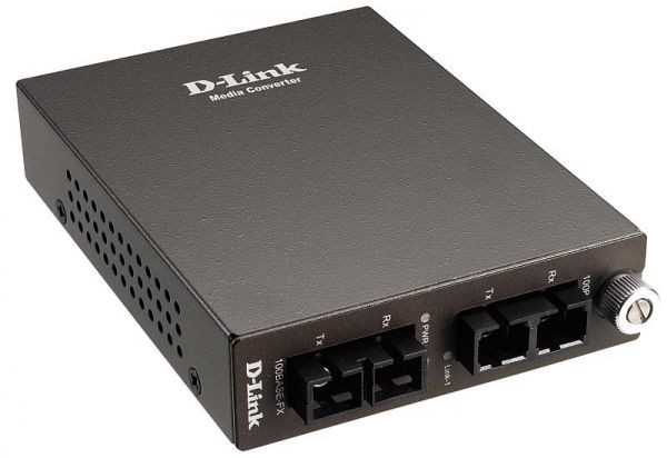 Медиаконвертер D-Link DMC-615SC, из 100BASE-FX по многомодовому волокну 2 км, SC в 100BASE-FX по одномодовому волокну 15 км, SC
