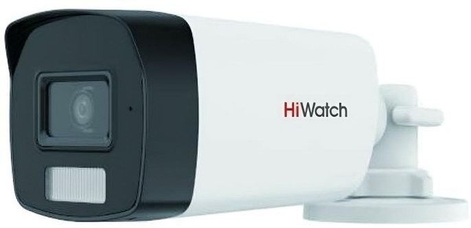 Камера видеонаблюдения аналоговая HIWATCH DS-T520A 2.8mm , 2960 х 1665, 2.8 мм, белый