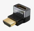 Угловой адаптер CABLETIME CP44G (CT-HMF8K-AGR) HDMI 8K HDMI 2.1 «папа-мама» — идеальное решение для ограниченного пространства