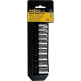 Набор торцевых головок NIKONA 1/4", 5-14мм, пластиковый держатель, 10пр 09-894