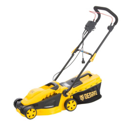 Газонокосилка электрическая DENZEL GM-1200,  32см, несамоходная [96615]