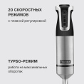 Блендер погружной Rondell RDE-1304 1800Вт черный/нержавеющая сталь