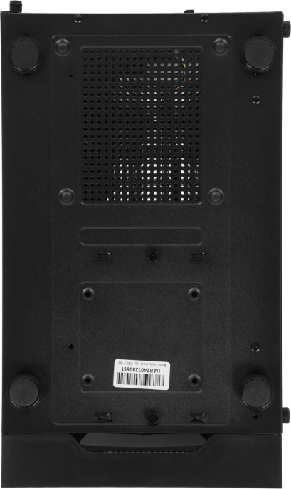 Корпус mATX Aerocool Atomic Lite-G-BK-v2, Mini-Tower, без БП, черный [accs-pv33123.11]