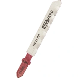 Пилка для лобзика по стали T118G чистый рез, HSS 2 шт. REDVERG 6623546 (820171 6623546)