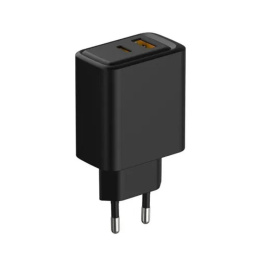 Rexant 18-2219 Сетевое зарядное устройство с портами USB-A и USB-C, 30Вт, черное