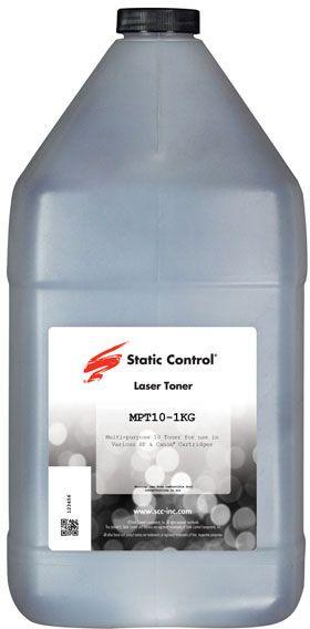 Тонер STATIC CONTROL MPT10-1KG, для НР LJ P1005/1006/1505/ 1606/ P1102/1322/M125, черный, 1000грамм, флакон