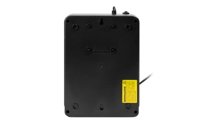 ИБП SMARTWATT UPS SAFE PRO LCD 800 линейно-интерактивный, 800/480 ВА/Вт, напольный/настенный, LCD дисплей, Schuko CEE7/4 - 8 шт. 4 шт. с резервным питанием, 4 шт. - сетевой фильтр
