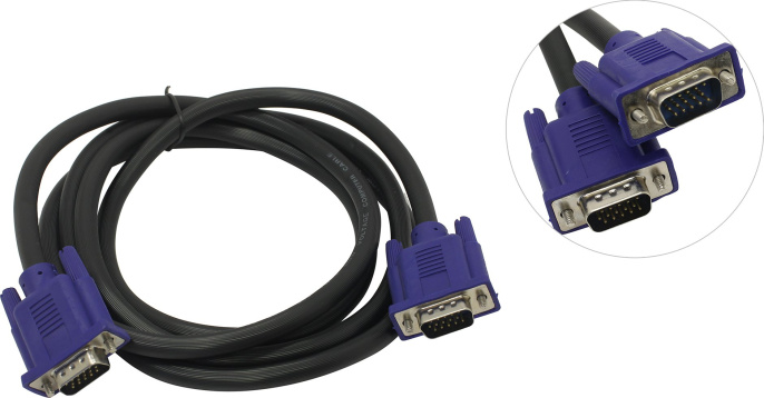 Кабель соединительный Defender BB340M-06 монитор - SVGA card 15M -15M 1.8м 87410