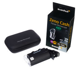 Микроскоп LEVENHUK Zeno Cash ZC10, световой/оптический, 60-100х, черный [74112]