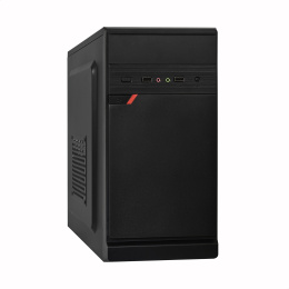Корпус Minitower ExeGate BAA-106 mATX, без БП, 2*USB, аудио, черный EX283056RUS