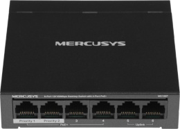 Коммутатор Mercusys MS106P L2 6x100Мбит/с 4PoE+ 67W неуправляемый