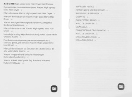 Фен Xiaomi High-speed Ionic Hair Dryer EU