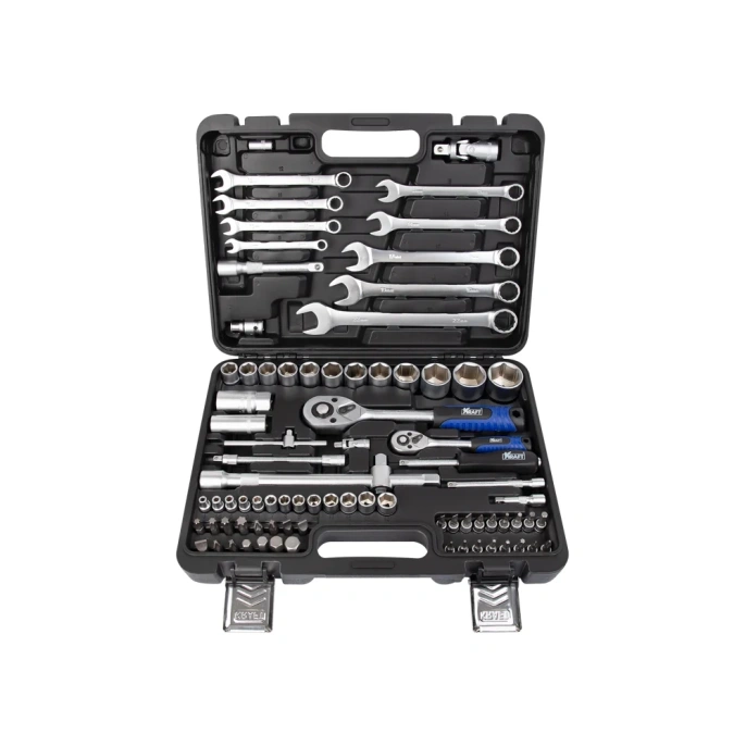 Набор инструмента KRAFT Master 1/2DR и 1/4DR 82 предмета KT 701250