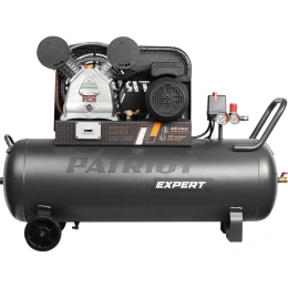 Компрессор Patriot KRX 420 L100, поршневой, ременной, масляный, 420 л/мин, 100 л, 10 бар, 2.2 кВт, 230 В 545302315