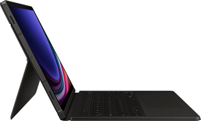 Чехол-клавиатура Samsung для Samsung Galaxy Tab S9/S9 FE/S10 FE/S10 Lite Book Cover Keyboard поликарбонат/полиуретан черный EF-DX725UBRGRU