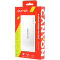 Внешний аккумулятор Power Bank Canyon PB-108, 10000мAч, белый [cne-cpb1008w]