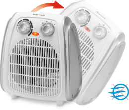 Тепловентилятор ТЭН Maxwell MW-3458, 2000Вт, с термостатом, 2 режима, белый