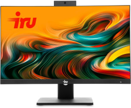 Моноблок IRU Tactio 23IP 23.8" Full HD i5 12400 (2.5) 16Gb SSD512Gb UHDG 730 без ОС WiFi BT 120W Cam черный 1920x1080 (RUS)