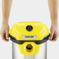 Строительный пылесос Karcher WD 2 Plus S V-15/4/18, желтый [1.628-050.0]