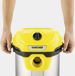 Строительный пылесос Karcher WD 2 Plus S V-15/4/18, желтый [1.628-050.0]