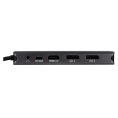 Док-станция Docking station HIPER USB-C HUB 11in1 1*USB-C 100W PD, 1*HDMI 4K@60Hz, 2*DP 4K@60Hz, 2*USB-A 3.0 5Gbps data , 1*USB-C 3.0 5Gbps data , 1*microSD, 1*SD, 1*3.5mm audio, 1*RJ45 Gb