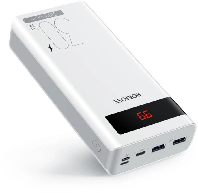 Мобильный аккумулятор Romoss Sense8PS Pro 30000mAh QC3.0/PD3.0 5A белый 1745988