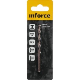 Сверло по металлу HSS-CO 5x86x52 мм Inforce 11-01-433
