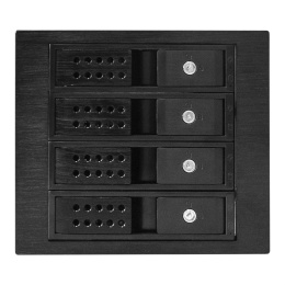 Корзина для HDD ExeGate HS435-02 универсальная, на 4*3,5"/2.5" SATA HDD, занимает 3*5,25" отсека, RTL EX291657RUS