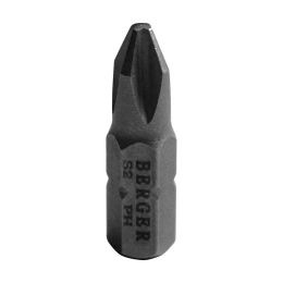 Биты магнитные PH0, 25 мм, 2 шт, S2 Berger BG BG2365