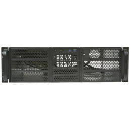 Procase RE306-D6H4-FE8-65 Корпус 3U server case,6x5.25+4HDD,черный,без блока питания 2U,2U-redundant ,глубина 650мм,MB EATX 12"x13",8slot,панель вентиляторов 3*120x25 PWM [RE306-D6H4-FE8-65]