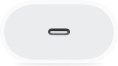 Сетевое зарядное устройство Apple A2347,  USB-C, 20Вт, 2.2A, белый [md3j4zm/a]