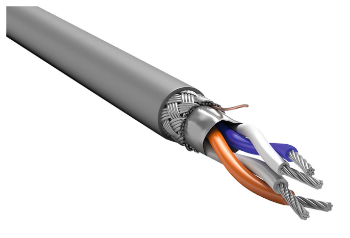 Кабель интерфейсный ITK RC3-RS485-01-SF-4101, RS-485, 200м, серый