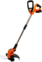 Триммер аккумуляторный MaxPiler MCT20-250 (оснастка: леска, ширина скашивания: 25 см, 20 В, расположение двигателя: нижнее, скорость вращения: 8500 об/мин, диаметр лески: 1.2 мм, штанга: прямая, телескопическая, длина штанги: до 1100 см, аккумулятор в ком