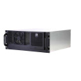 Серверный корпус 4U Procase RM445D-B-0 Rack server case, 3x5.25+8HDD, черный, без блока питания, глубина 450мм, MB 12"x10.5", дверца