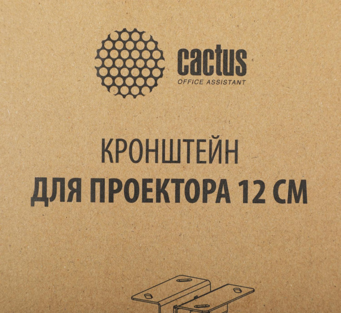 Кронштейн для проектора Cactus CS-VM-PREC01-WT, до 13.5кг, потолочный, поворот и наклон, белый