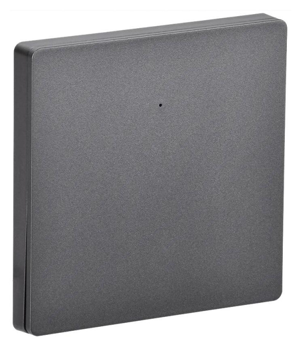 Умный выключатель IEK iTeq Smart IT-SM1NWBI-K03, одноклавишный, серый