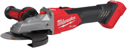 Угловая шлифмашина Milwaukee M18 FSAGF125XB-0X 4933478438 диаметр диска: 125 мм, 8500 об/мин холостого хода, питание: аккумулятор 18 В, защитный кожух, защита от случайного включения, антивибрационная боковая рукоятка, фланец, фланцевая гайка, ключ, пр