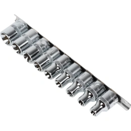 Набор головок торцевых JTC TORX 1/2 E10-E24, 9 предметов -H409E 682625
