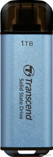 Внешний диск SSD Transcend ESD300 TS512GESD300C, 512ГБ, голубой