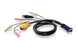 Кабель ATEN CABLE HD15M/USBM/SP/SP-SPHD15M, 1.8m 2L-5302U