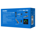 Набор беспроводных микрофонов SVEN MK-742, черный 2.4GHz, 180mAh SV-022549