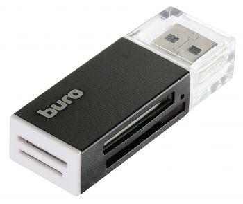 Картридер внешний Buro BU-CR-3104, черный