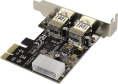 Контроллер Orient VL-3U2PELP OEM PCI-Ex1 USB3.0 2 port-ext Low Profile