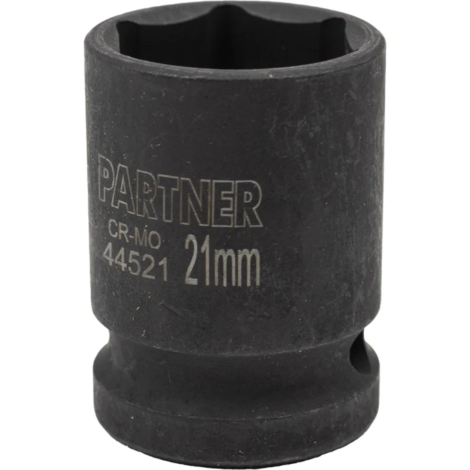 Головка ударная 6-гранная 21 мм, 1/2"DR Partner PA-44521(13046)