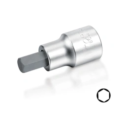 Головка с насадкой HEX 4 мм, 3/8" DR TOPTUL BCDA1204