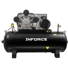 Ременной компрессор Inforce (270 л; 10 бар; 950 л/мин; влагоотделитель) IBCW-270L-3P/950