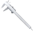 Штангенциркуль WorkPro WP266003 (150 мм, корпус из высококачественного легкого анодированного алюминиевого сплава, метрическая и дюймовая шкала, хорошо заметные градуировки 1/8", 1/16", точность: 0.02 мм)