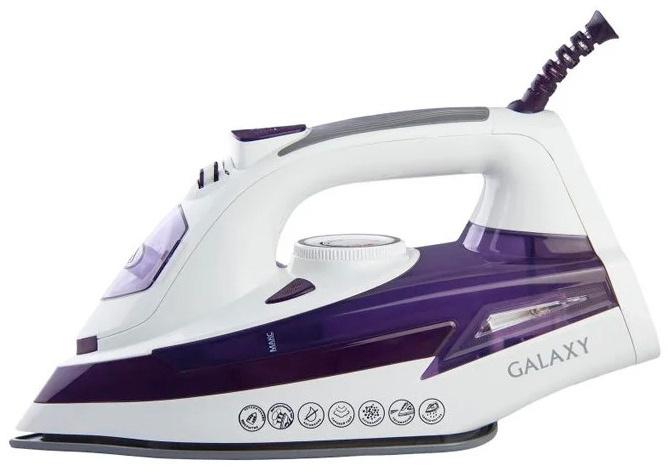 Утюг GALAXY LINE GL 6106, 2200Вт, белый/фиолетовый [гл6106л]