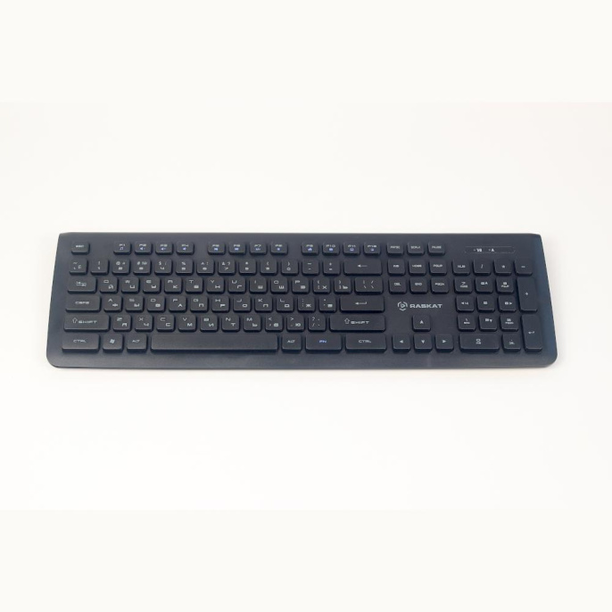 Комплект клавиатура и мышь ACD беспроводной Raskat BX6200 |ACD-BX6200-RBB| Клавиатура Raskat AX620 черная, 103 клавиши, |ACD-BX6200-RBB| защита от влаги, Мышь Raskat MX36 черная, оптическая, 1200dpi, 3 кнопки, 2.4GHz USB Nano до 10м, brown box {20}