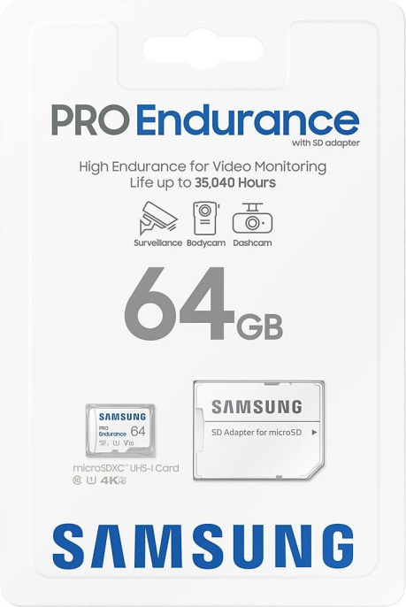 Флеш карта microSDXC 64GB Samsung MB-MJ64KA PRO Endurance + adapter
